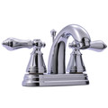 Fauceture 4" Centerset Bathroom Faucet W/ Retail Pop-Up, Chrome FSY7611AL